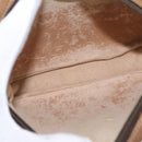 GUCCI GG Plus Supreme Shoulder Bag PVC Beige Gold Auth 173465-12