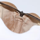 GUCCI GG Plus Supreme Shoulder Bag PVC Beige Gold Auth 173465-18