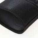Salvatore Ferragamo Mesh Hand Bag Black Auth 173466-15