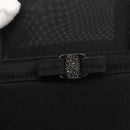 Salvatore Ferragamo Mesh Hand Bag Black Auth 173466-17