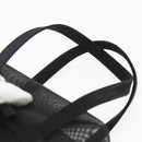Salvatore Ferragamo Mesh Hand Bag Black Auth 173466-8