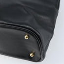 GUCCI Bamboo Hand Bag Leather 2way Black Gold 000 2122 0290 Auth 173468-18