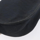 Christian Dior Honeycomb Canvas Shoulder Bag Black Gold Auth 173474-15