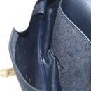Christian Dior Honeycomb Canvas Shoulder Bag Black Gold Auth 173474-19