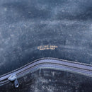 CELINE C Macadam Canvas Shoulder Bag Navy Gold Auth 173478-20