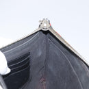 GUCCI GG Supreme night courier Clutch Bag Black Silver 496346 Auth 173479-18
