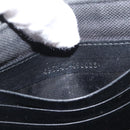 GUCCI GG Supreme night courier Clutch Bag Black Silver 496346 Auth 173479-12