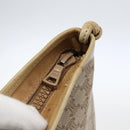 CELINE Macadam Canvas Shoulder Bag PVC Beige Gold Auth 173481-10