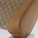 CELINE Macadam Canvas Hand Bag PVC Beige Gold Auth 173485-9