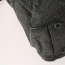 PRADA Boston Bag felt Gray Silver Auth 173489-19