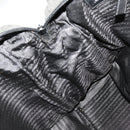 PRADA Boston Bag felt Gray Silver Auth 173489-23