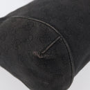 GUCCI GG Canvas Shoulder Bag Black 101333 Auth 173490-11
