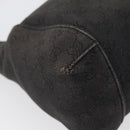 GUCCI GG Canvas Shoulder Bag Black 101333 Auth 173490-13