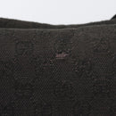 GUCCI GG Canvas Shoulder Bag Black 101333 Auth 173490-4
