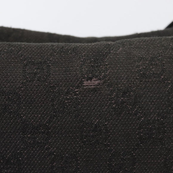 GUCCI GG Canvas Shoulder Bag Black 101333 Auth 173490