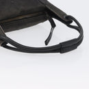 GUCCI GG Canvas Shoulder Bag Black 101333 Auth 173490-8