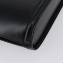 BALLY Shoulder Bag Leather Black Gold Auth 173492-15