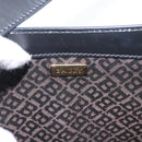 BALLY Shoulder Bag Leather Black Gold Auth 173492-10