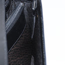 BALLY Shoulder Bag Leather Black Gold Auth 173492-22