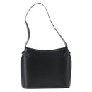 BALLY Shoulder Bag Leather Black Gold Auth 173492-2