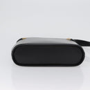 BALLY Shoulder Bag Leather Black Gold Auth 173492-5