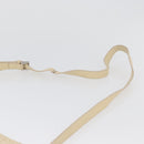 BVLGARI Logo Mania Shoulder Bag Canvas Beige Silver Auth 173495-14