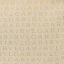 BVLGARI Logo Mania Shoulder Bag Canvas Beige Silver Auth 173495-3