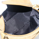 LOEWE Anagram Shoulder Bag Suede Beige Auth 173498-12