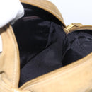 LOEWE Anagram Shoulder Bag Suede Beige Auth 173498-17