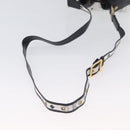 MCM Vicetos Logogram Shoulder Bag PVC Leather White Gold Auth 173499-7