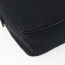 GUCCI GG Canvas Shoulder Bag Black Silver 018 1612 Auth 173500-18