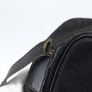 GUCCI GG Canvas Shoulder Bag Black Silver 018 1612 Auth 173500-9