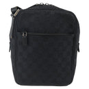 GUCCI GG Canvas Shoulder Bag Black Silver 018 1612 Auth 173500-13