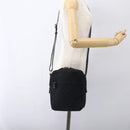 GUCCI GG Canvas Shoulder Bag Black Silver 018 1612 Auth 173500-25
