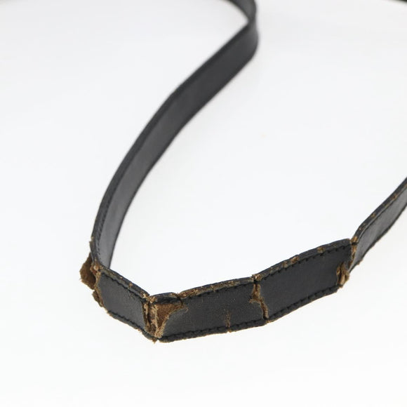 GUCCI GG Canvas Shoulder Bag Black Silver 018 1612 Auth 173500