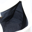 BALLY Shoulder Bag Leather Ivory Gold Auth 173507-17