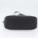 Christian Dior Honeycomb Canvas Shoulder Bag PVC Black Gold Auth 173515-10