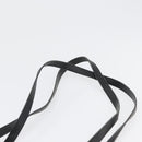 Christian Dior Honeycomb Canvas Shoulder Bag PVC Black Gold Auth 173515-9