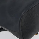 FENDI Backpack Leather Charcoal gray Auth 173517-12