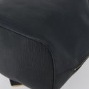 FENDI Backpack Leather Charcoal gray Auth 173517-13