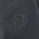 FENDI Backpack Leather Charcoal gray Auth 173517-14