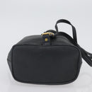 FENDI Backpack Leather Charcoal gray Auth 173517-9