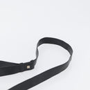 Salvatore Ferragamo Shoulder Bag Canvas Leather Black Silver Auth 173518-8