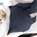 Chloe Hand Bag Leather Silver gold Auth 173521-21