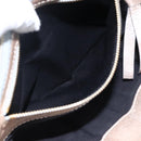Chloe Hand Bag Leather Silver gold Auth 173521-26