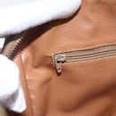 CELINE Macadam Canvas Hand Bag PVC Leather Brown Gold Auth 173522-20