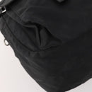 PRADA Shoulder Bag Nylon Black Silver Auth 173525-15