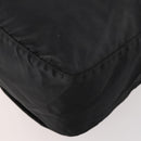 PRADA Shoulder Bag Nylon Black Silver Auth 173525-16