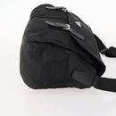 PRADA Shoulder Bag Nylon Black Silver Auth 173525-3