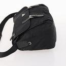 PRADA Shoulder Bag Nylon Black Silver Auth 173525-4